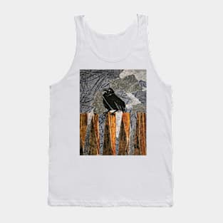 Black Bird on a Gray Day Tank Top